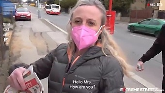 Intense Street Action With Vaginal Prolapse And Anal Play
