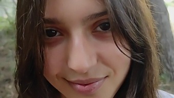 Forced Deepthroat And Creampie Of Young Girl In The Woods