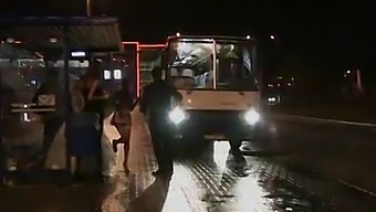 Wedding Guests Enjoy Group Sex On A Bus