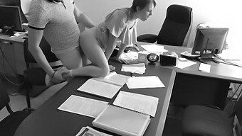 Boss'S Secret Desire For His Petite Secretary Leads To An Explicit Encounter On Office Desk Captured By Hidden Camera