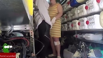 Amateur Bottom Gets Fucked By Hidden Camera At Work