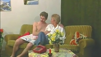 Older Woman With Stockings Enjoys Anal Pleasure