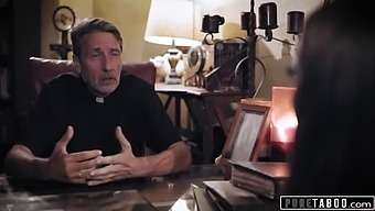 A Forbidden Priest Exploits A Desperate Soon-To-Be Bride In Church