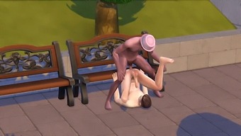 Gay Sims Have Outdoor Sex In Park