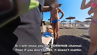 Italian Amateur Girl Gives Blowjobs And Gets Fucked On A Nudist Beach