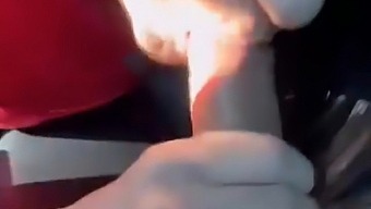 A Woman Pleasures A Man'S Penis In The Morning Before Work