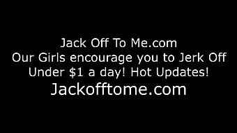 Experience The Ultimate Pleasure With Lola'S Fishnet Jerk Off Instructions