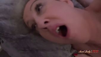 British Babe Maggie Moon Gets Fucked Hard By Her Stepson