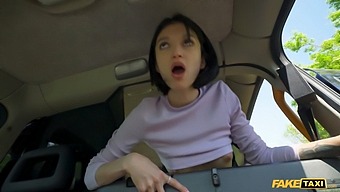 Madison Quinn'S Pussy Gets A Hard Pounding In Russian Taxi