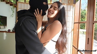 Brunette Beauty Shows Off Her Kissing Skills In This Tutorial Video