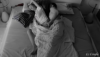 Intimate Moment Caught On Hidden Camera During Morning Lovemaking Session Of A Real-Life Couple In Their Private Quarters