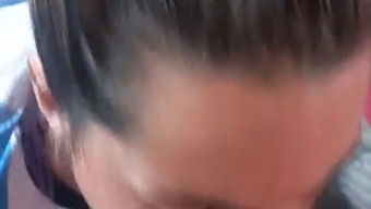 A Blonde Woman Who Enjoys Consuming Male Ejaculate