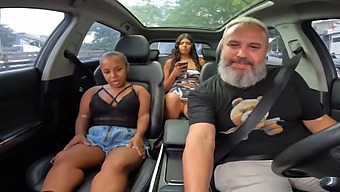 Anâzinha Do Mau Strips Down And Engages In Risqué Activities In A Car Around São Paulo