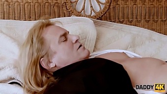 Beautiful Blonde Gets Caught Sleeping With Groom'S Father On Wedding Day