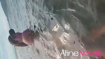 Beautiful Blonde With Big Breasts Exposed On The Beach - Alinenovak.Com.Br