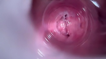 Close-Up Of Deep Penetration In A Young Adult'S Vagina
