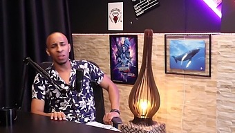 A Provocative African-American Lass Gives A Deep Blowjob To A Black Shaft And Experiences It To Her Liking After Being Told Not To Take It Anally And That She Never Charges For Her Services - Topless And Red Lingerie