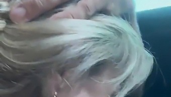 Bald Man Enjoys Outdoor Sex With Real Blonde Milf