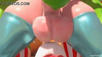 Princess Rosalina Futa Gives A Hot Blowjob In 3d Porn Video