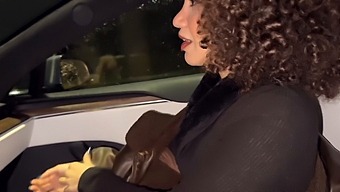 An Italian Housewife Gets A Surprise From Her Husband And Satisfies Her Desires With A Stranger In A Car.